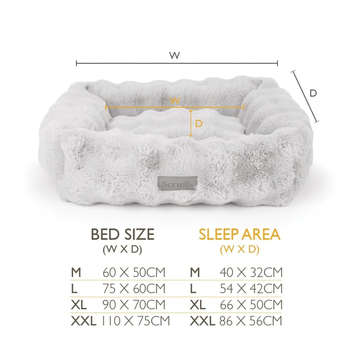 Scruffs Alpine Box Bed – Taupe, royaal en zacht