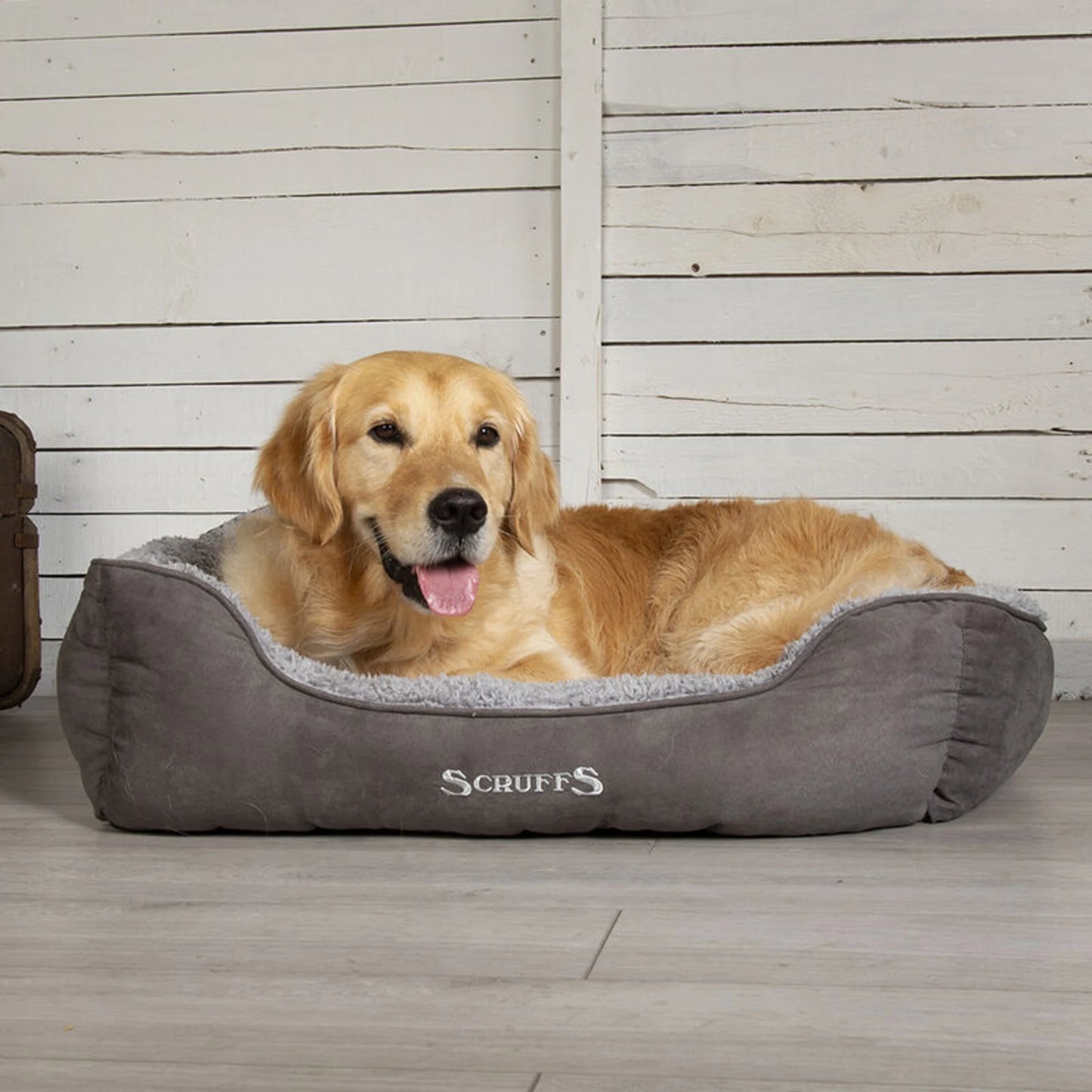 Cosy Box Bed – Grijs, zachte binnenkant voor comfort
