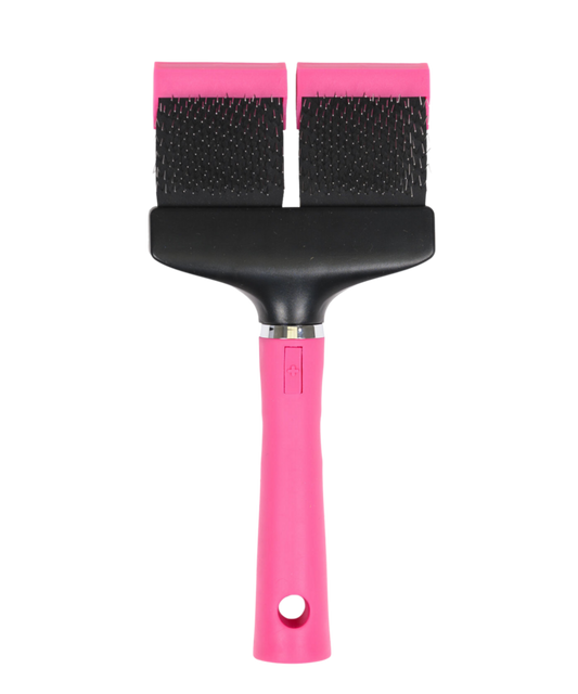 Show Tech Flex Groom Roze – Large Slickerborstel