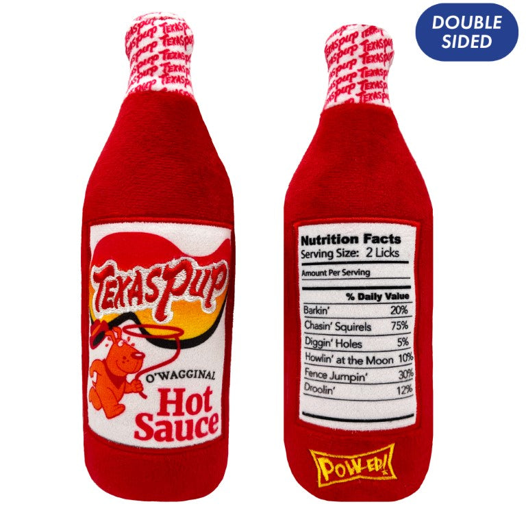 Lulubelles Texas Pup Hot Sauce Pluche Hondenspeeltje