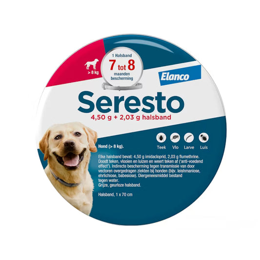 Seresto vlooien- en tekenband voor hond productfoto