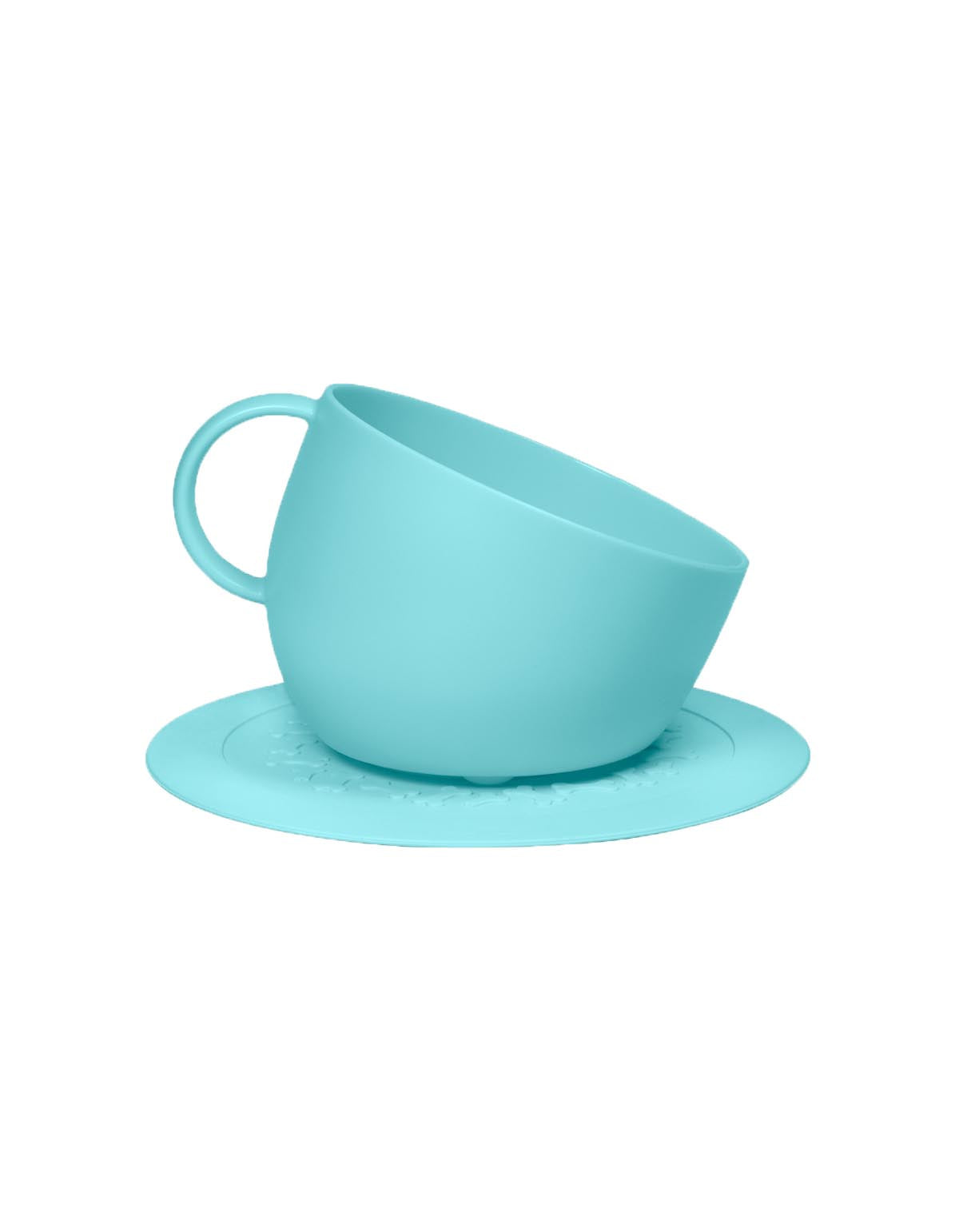 United Pets “Set Cup” – Grote antislip bak + mat - Aqua