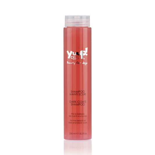 Yuup Dark Coats Shampoo – intens glansherstellende shampoo voor donkere & zwarte vacht (250 ml)