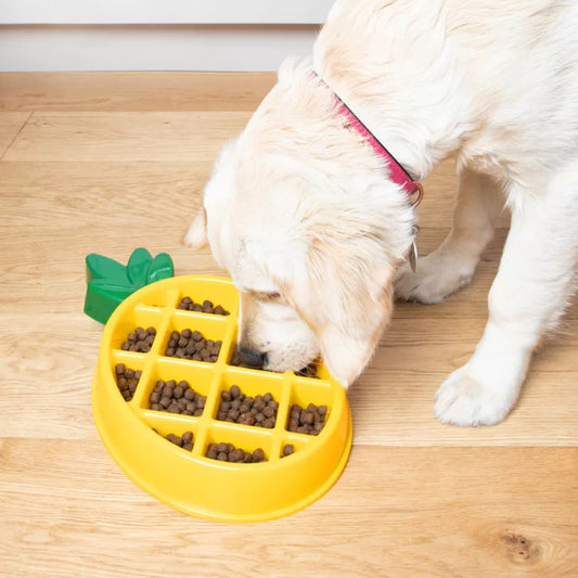 ZippyPaws Happy Bowl – Ananas slow feeder voerbak