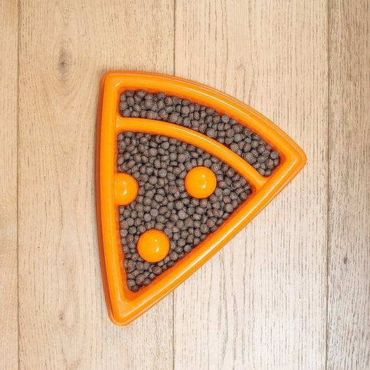 ZippyPaws Happy Bowl – Pizza anti‑schrok voerbak