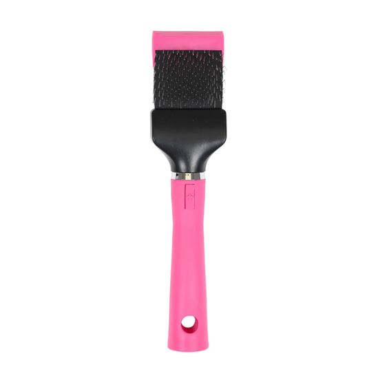 Show Tech Flex Groom Roze – Medium Slickerborstel