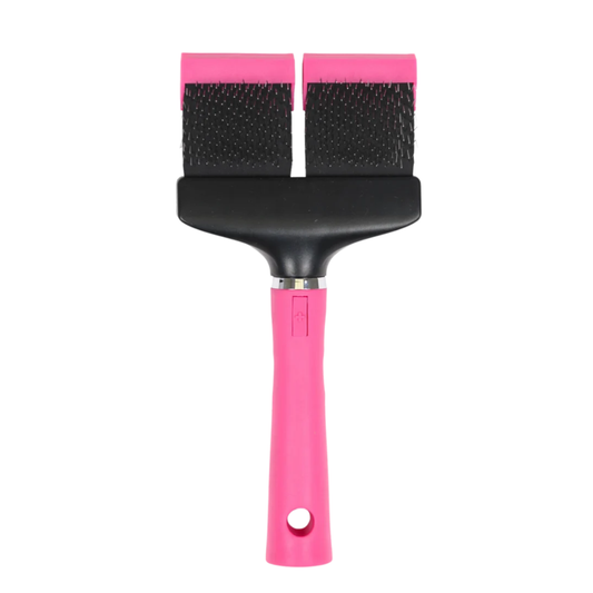 Show Tech Flex Groom Roze – Large Slickerborstel