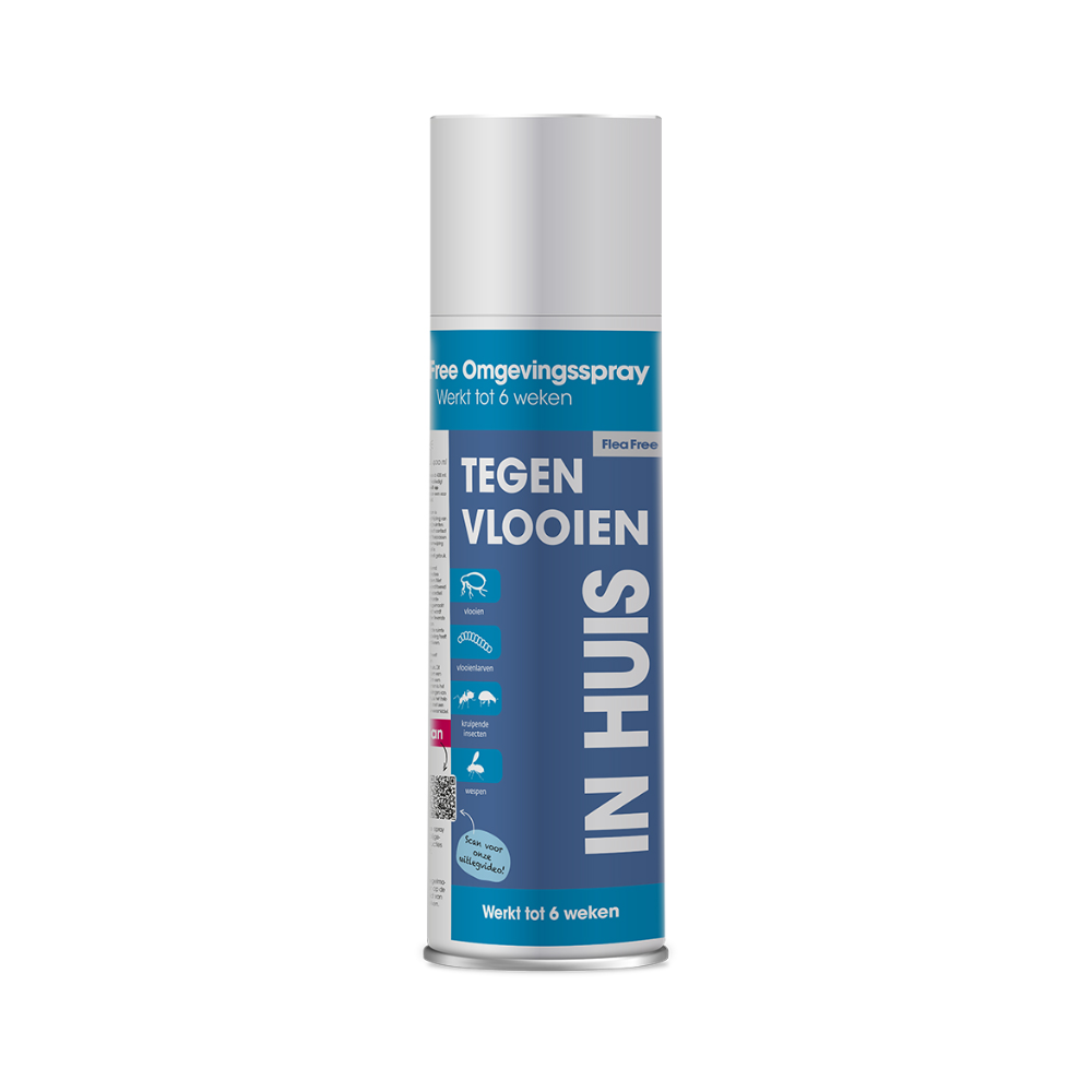 Flea Free Omgevingsspray – Bestrijdt vlooien & kruipende insecten