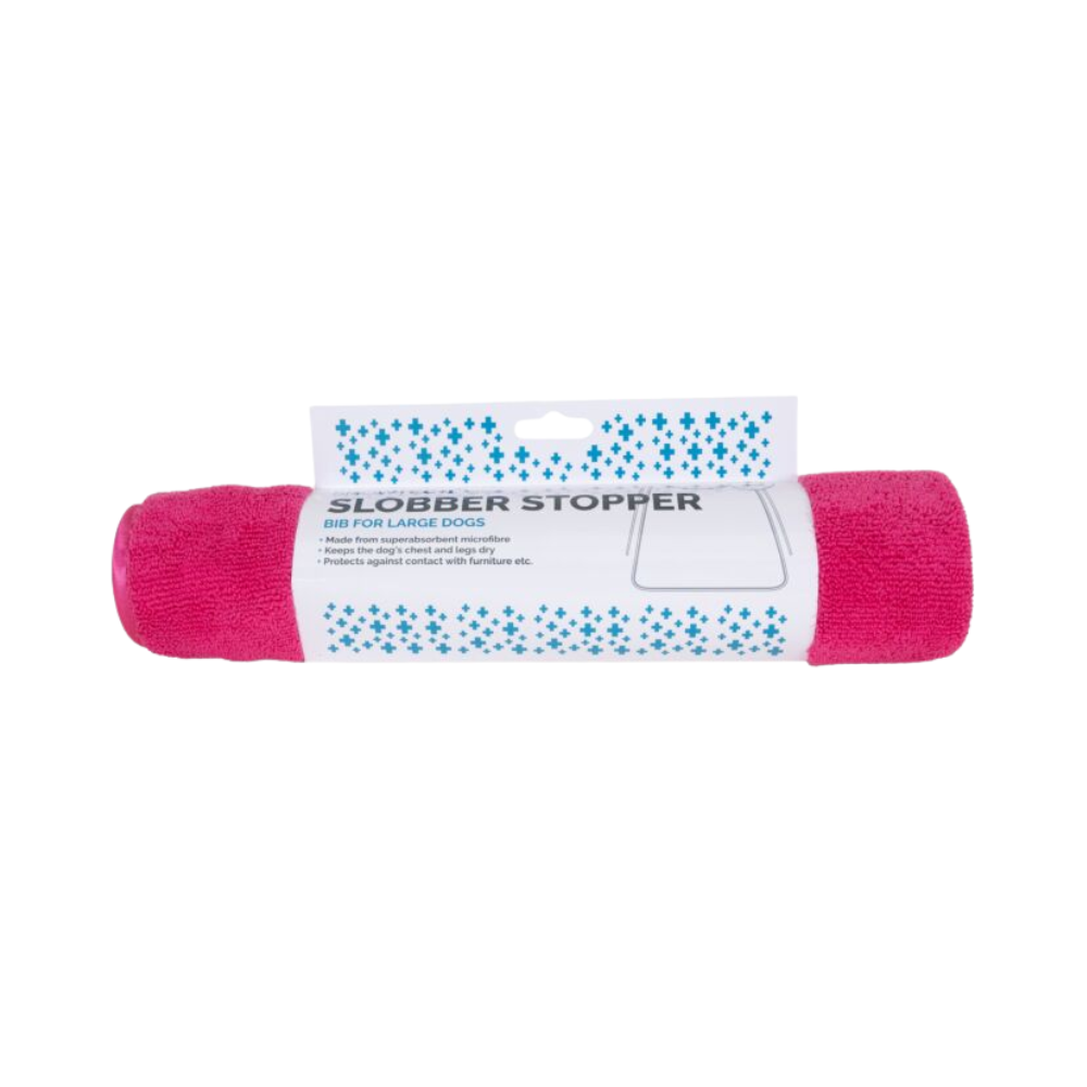 Show Tech+ Slobber Stopper L Roze – Kwijlslab voor grote honden