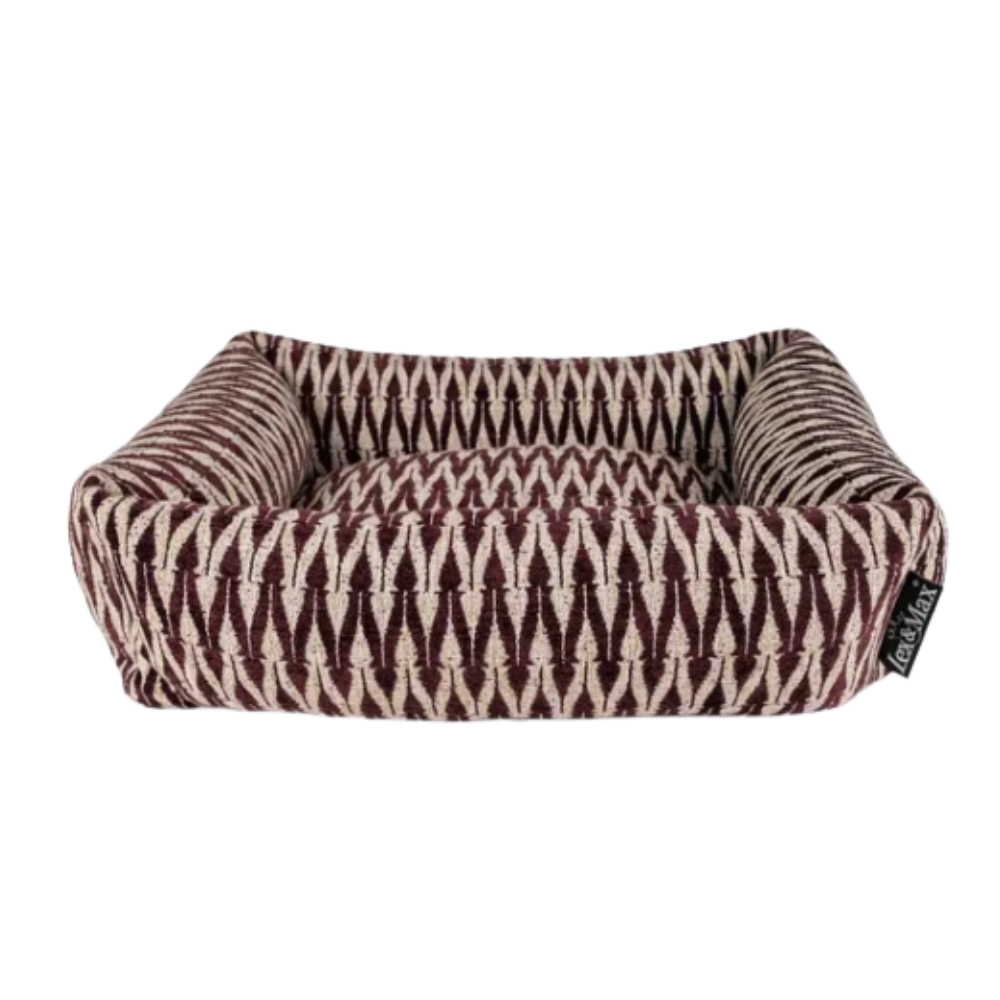 Lex&Max Marrakesh Orthopedische Hondenmand Bordeaux – XS t/m L