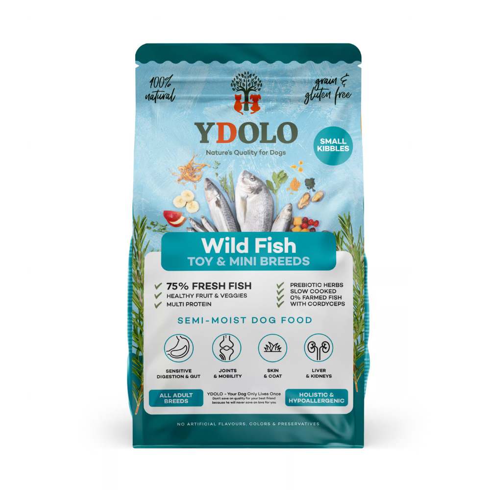 YDOLO Healthy & Pure Wild Fish MINI – Semi-Moist Hondenvoer 700 g