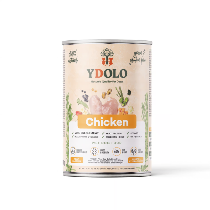 YDOLO Natvoer – Chicken (400 g blik)