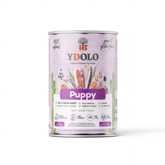 YDOLO Natvoer – Puppy (400 g blik)