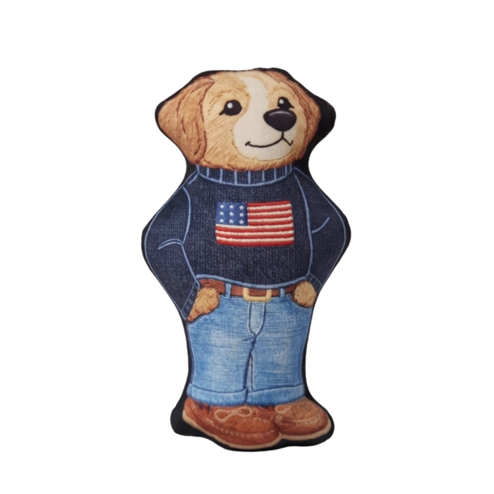 Haute Diggity Dog Ruff Lauren Teddy Dog – Pluche Hondenspeelgoed