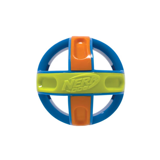 NERF DOG Giggle Ball – Interactieve Hondenbal met Geluid 12,7 cm