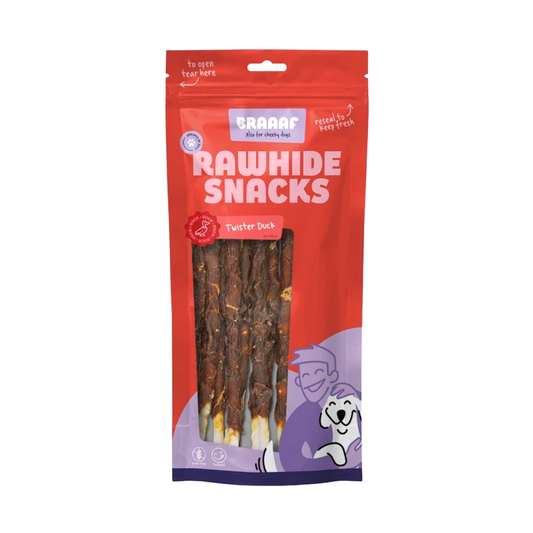 Braaaf Roll Sticks Eend – Kauwsticks 80 g