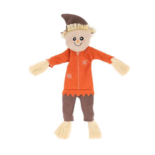 ZippyPaws EcoZippy Stan the Scarecrow – Halloween Hondenspeelgoed met Pieper