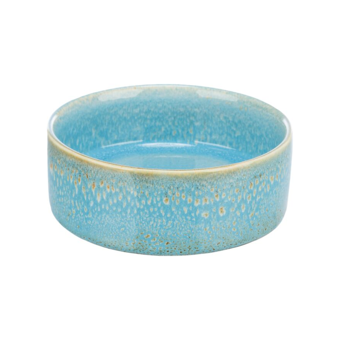 Trixie Keramische voer- en waterbak – Blauw Retro