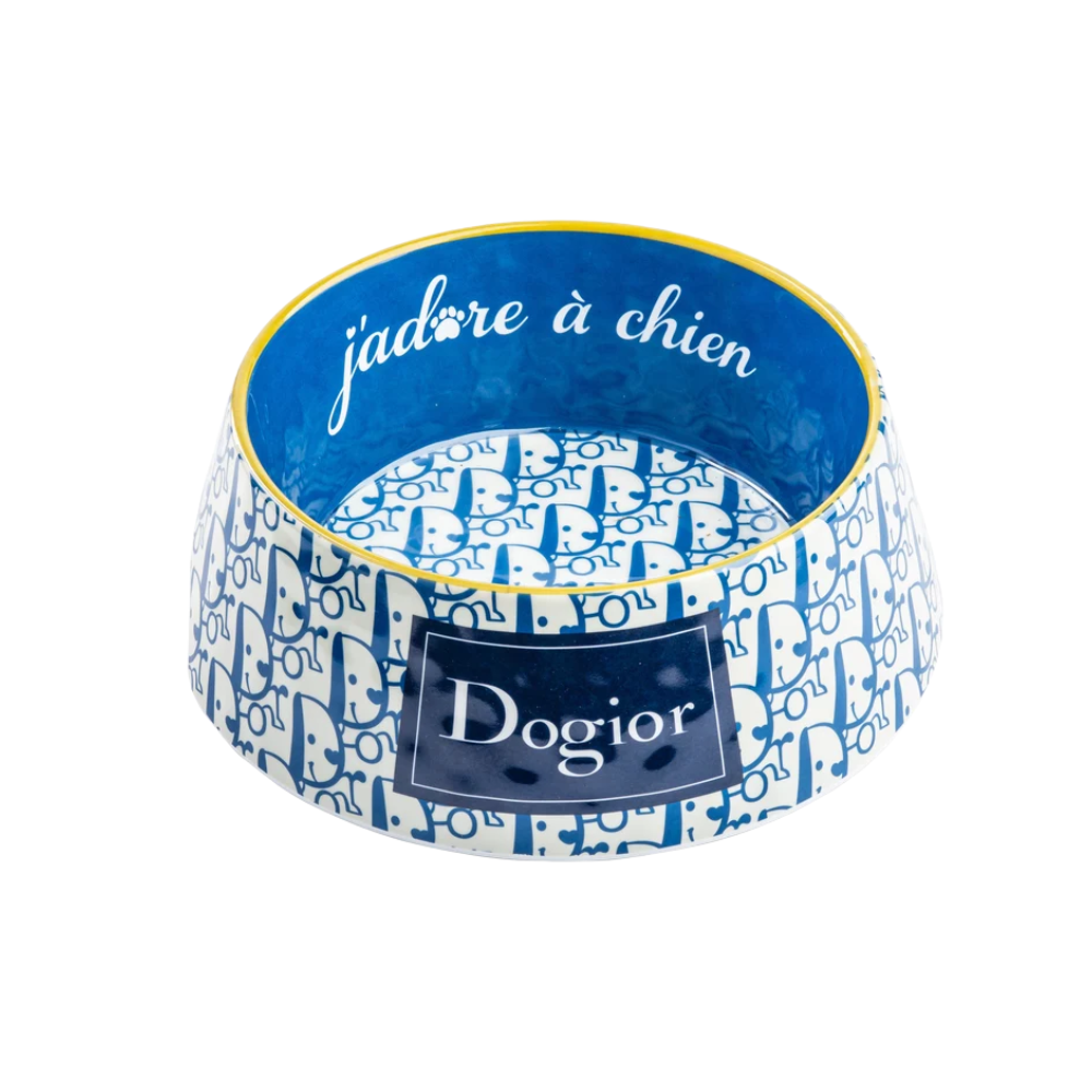 Haute Diggity Dog Dogior Hondenvoerbak – Blauw medium