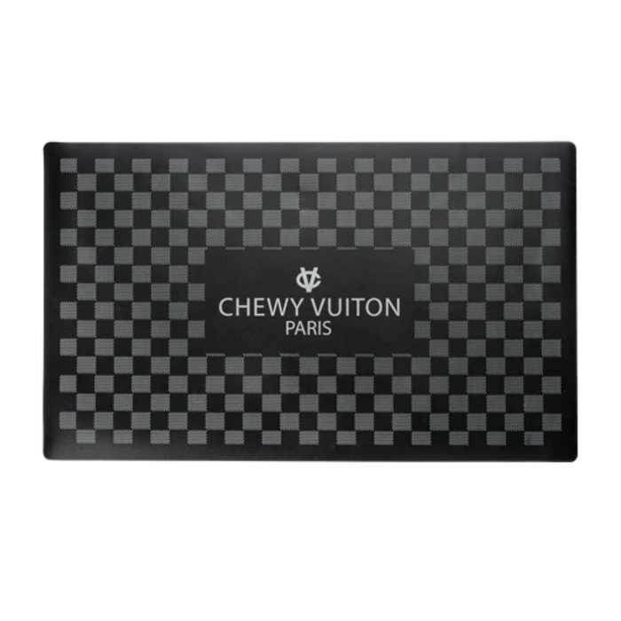 Haute Diggity Dog Chewy Vuiton Black Checker Voerbakmat