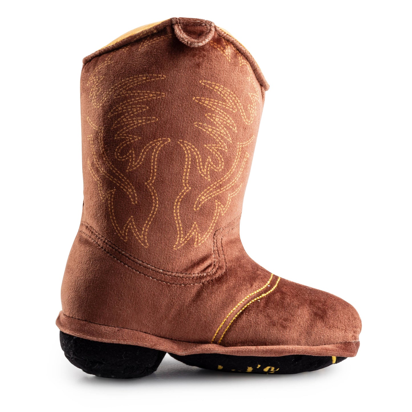 Bruine Cowboy Laars – vrolijk hondspeelgoed