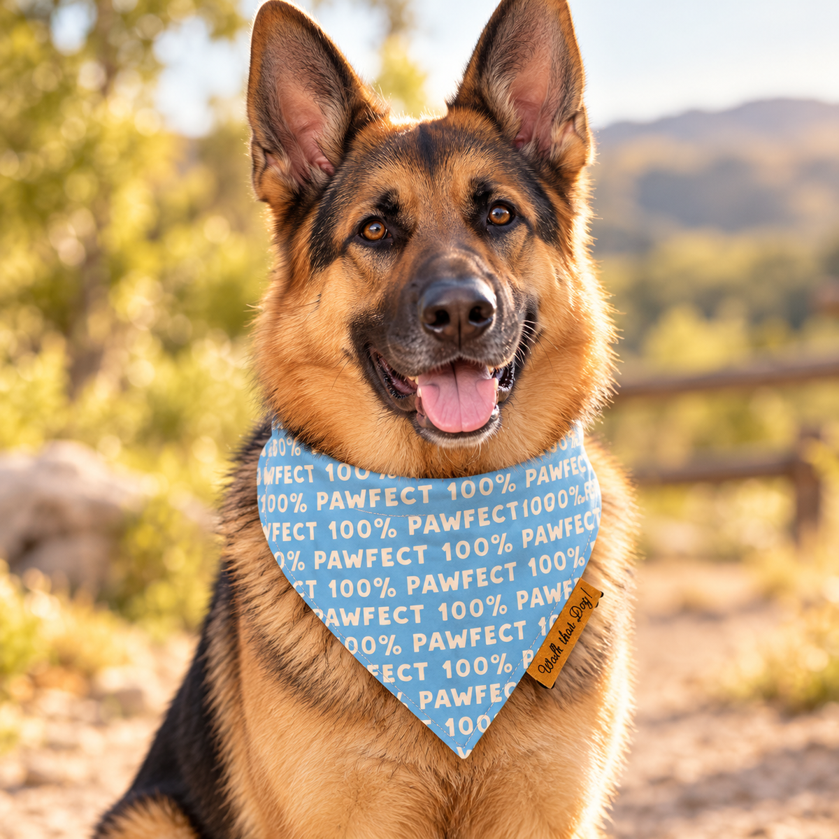 Walk That Dog 100% Pawfect – Hondenbandana