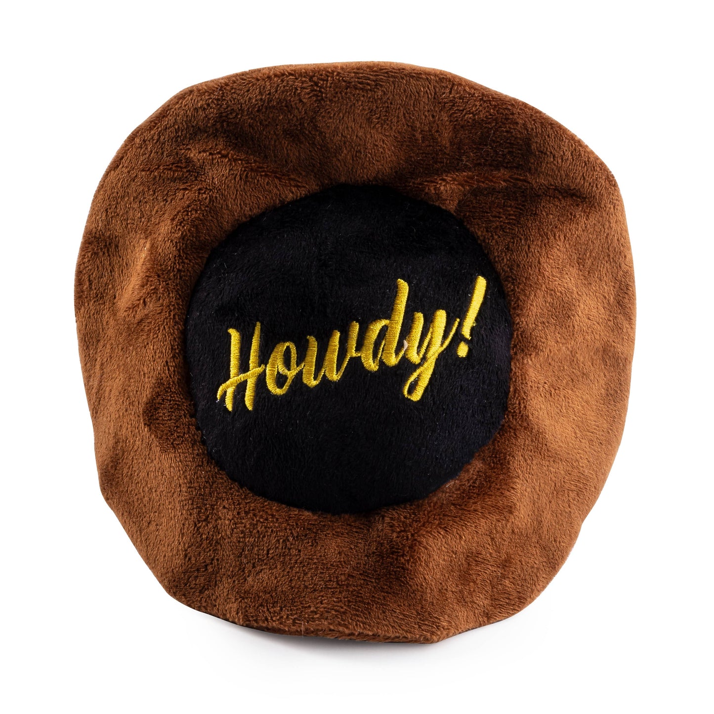 Bruine Cowboy hoed - Pluche hondenspeelgoed