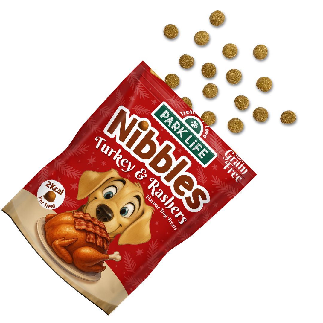 PARK LiFE Nibbles Festive Turkey & Rashers – Graanvrije Kerstsnacks 80 g