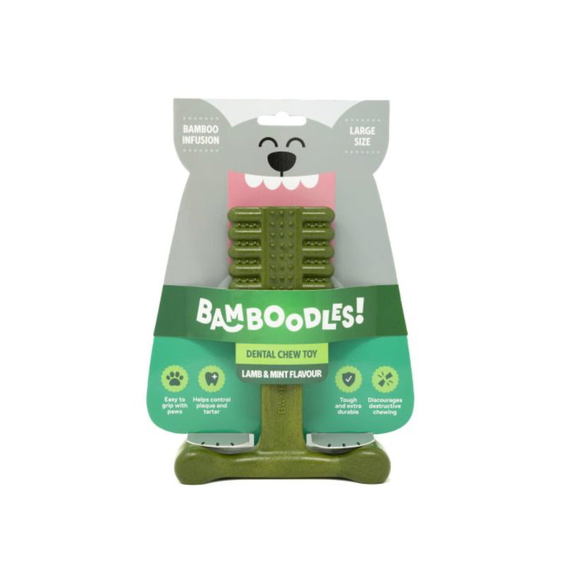 Bamboodles Dental Lam & Munt kauwspeelgoed voor honden