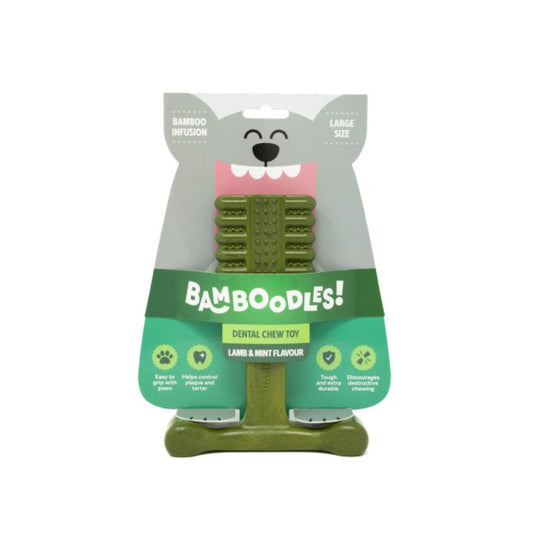 Bamboodles Dental Lam & Munt kauwspeelgoed voor honden