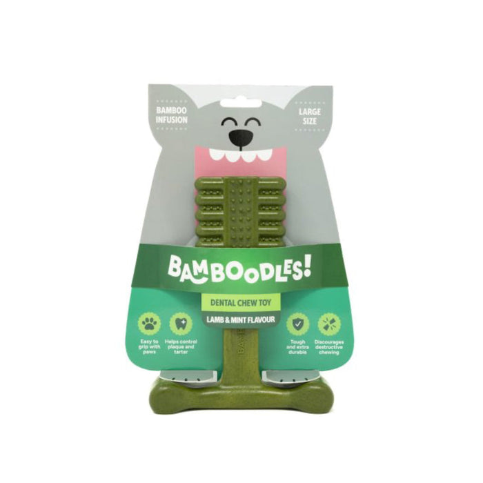 Bamboodles Dental Lam & Munt – Kauwspeelgoed voor Honden