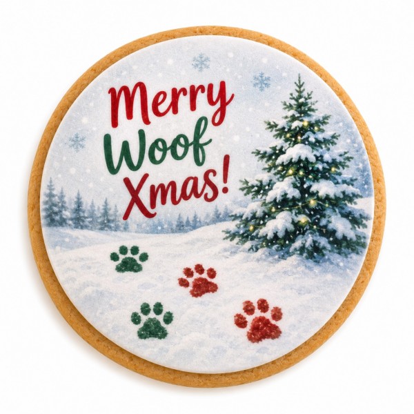 Merry Woof Kerst Hondenkoekje – Cadeauzakje