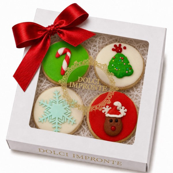 Kerst Cupcakes voor Honden – Cadeaudoos 4 Stuks