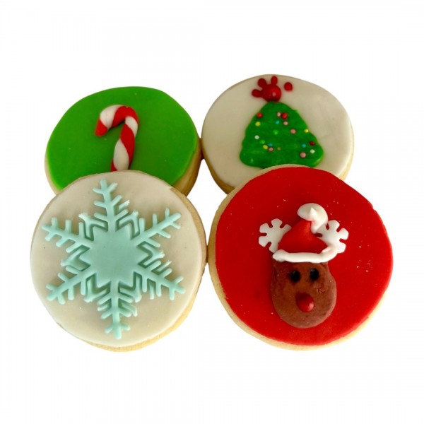 Kerst Cupcakes voor Honden – Cadeaudoos 4 Stuks