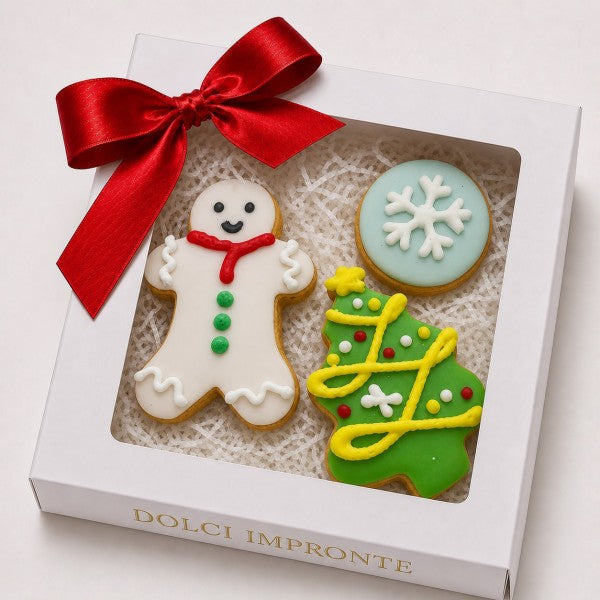 Kerstkoekjes voor Honden – Cadeaudoos 3 Stuks