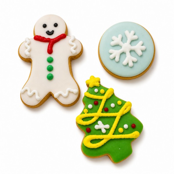 Kerstkoekjes voor Honden – Cadeaudoos 3 Stuks