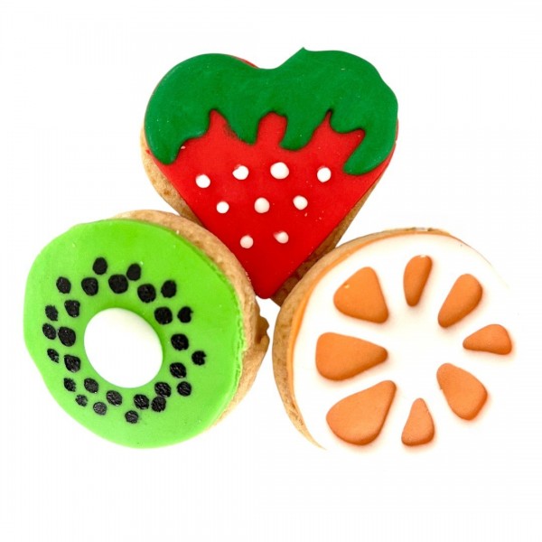 Fruit Hondenkoekje – Handgemaakt & Feestelijk Verpakt