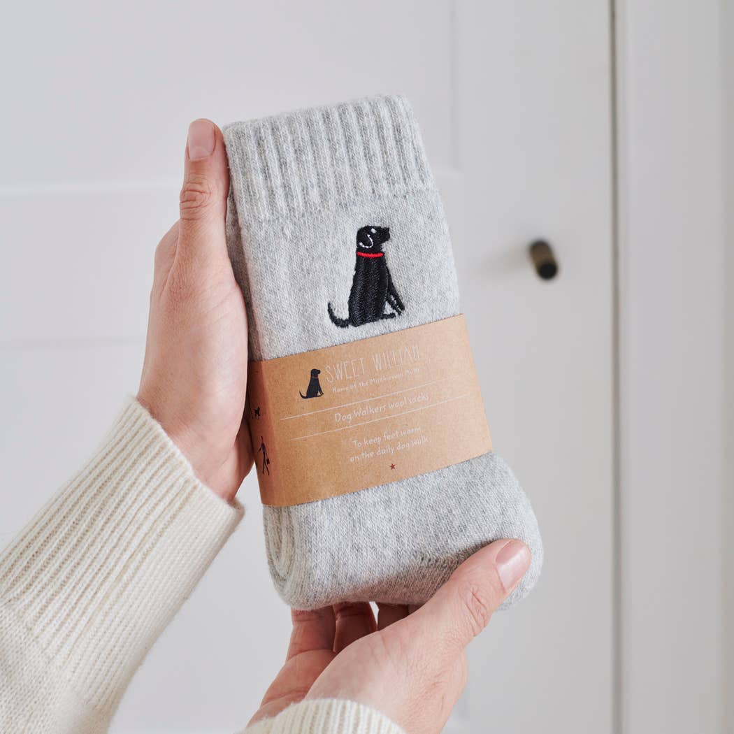 Hondensokken – Dog Walking Socks met hondenprint, katoenmix, voor hondenliefhebbers