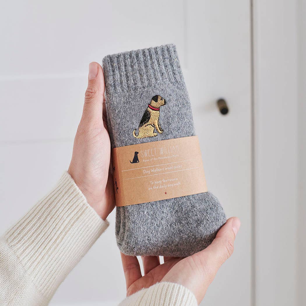 Hondensokken – Dog Walking Socks met hondenprint, katoenmix, voor hondenliefhebbers