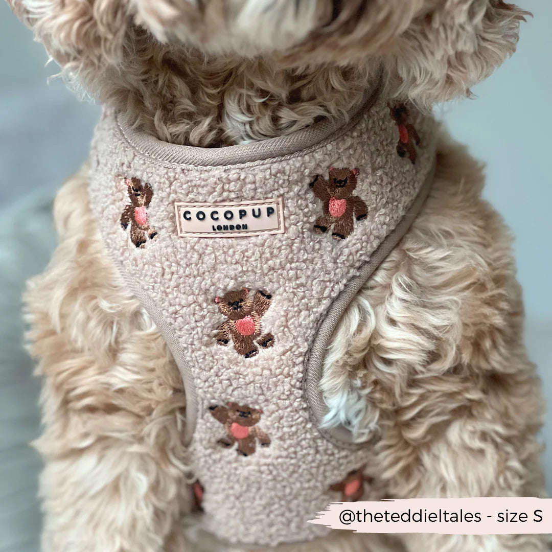 Cocopup London Theo Embroidered Teddy (verstelbaar Hondentuig)