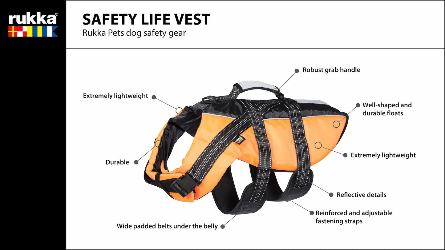 Rukka Safety Life Vest – veilig zwemmen en varen met je hond