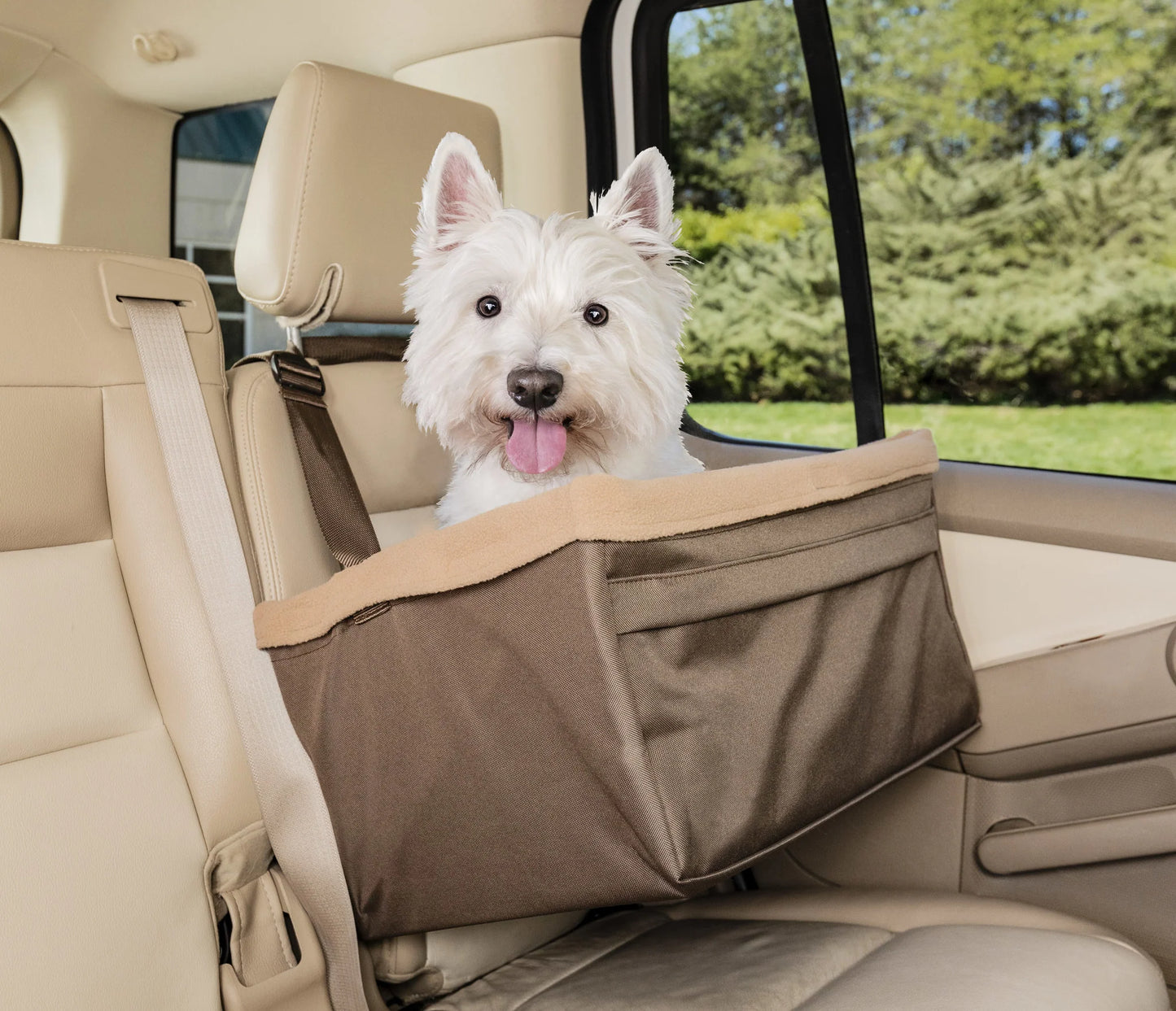 PetSafe Happy Ride Booster Seat – Verhoogde autorit vol uitzicht & comfort