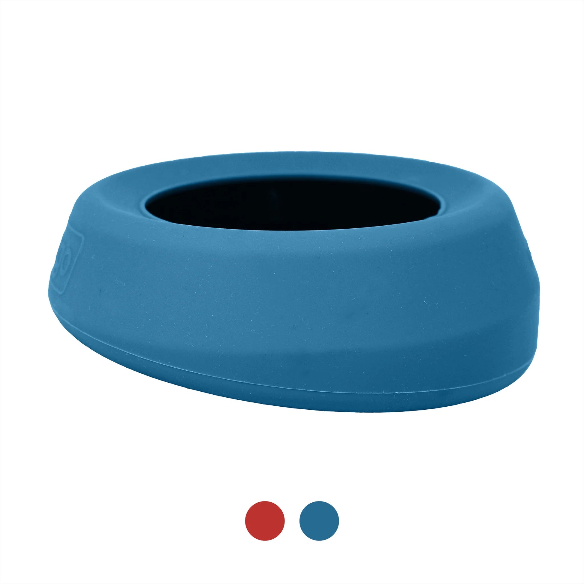 Kurgo Splash Free Bowl 710 ml – anti-mors waterbak voor hond in de auto, food-grade siliconen (blauw/rood)