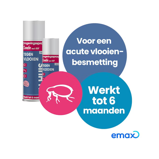 Flea Free Omgevingsspray Combo met IGR – 6 Maanden Bescherming