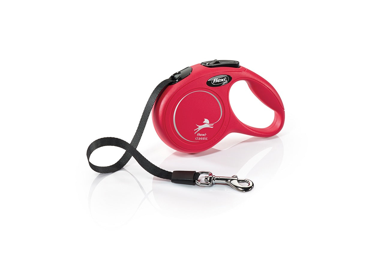 Flexi Classic L Tape 8 m rollijn voor honden tot 50 kg – tape mechanisme
