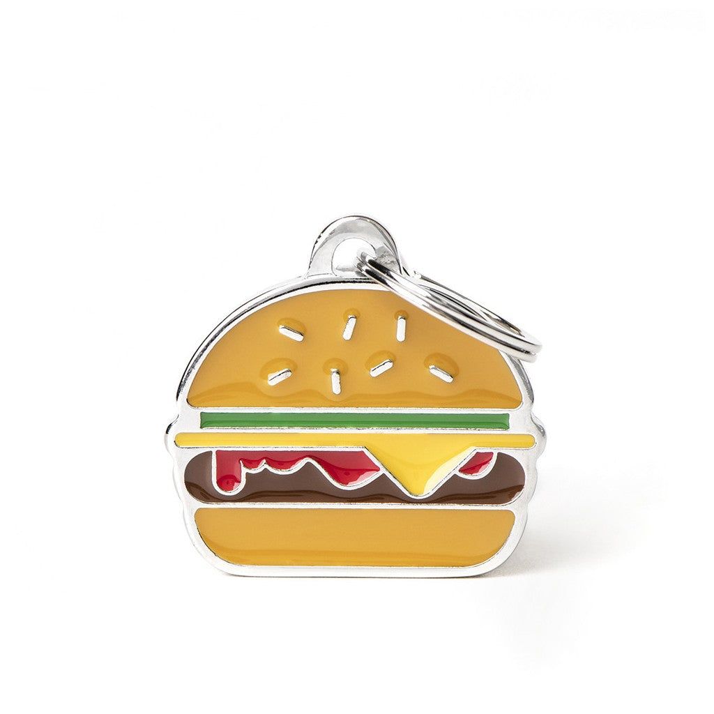 My Family Hondenpenning Food Burger | Gratis Gravure