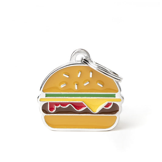 My Family Hondenpenning Food Burger | Gratis Gravure