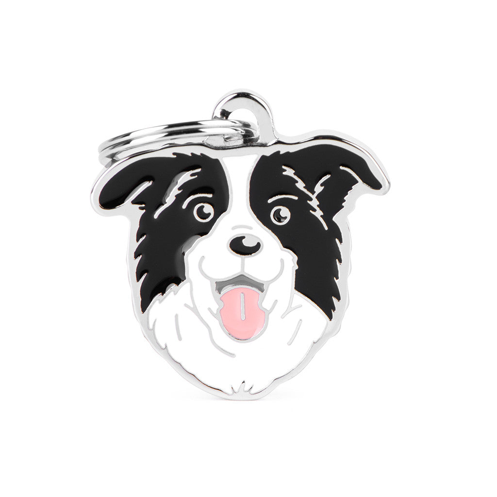 My Family Hondenpenning Border Collie | Gratis Gravure