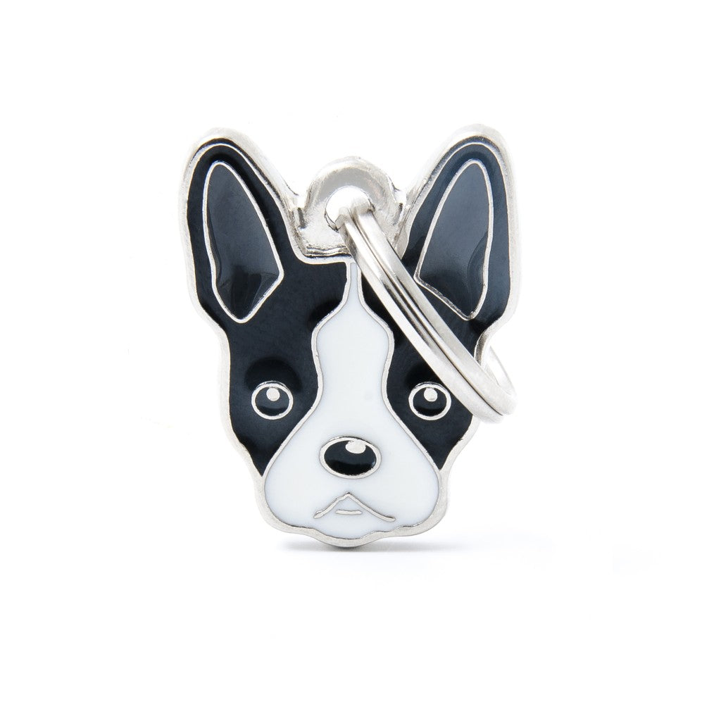 My Family Hondenpenning Boston Terrier | Gratis Gravure