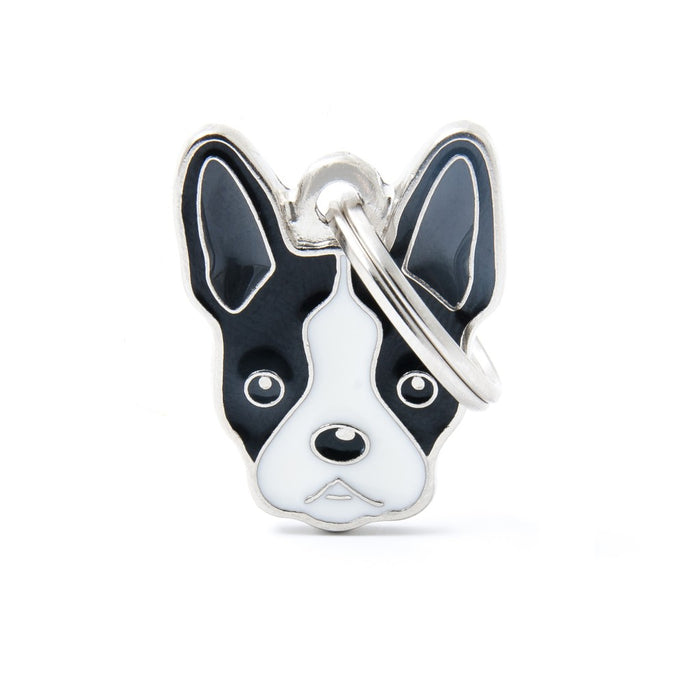 My Family Hondenpenning Boston Terrier | Gratis Gravure